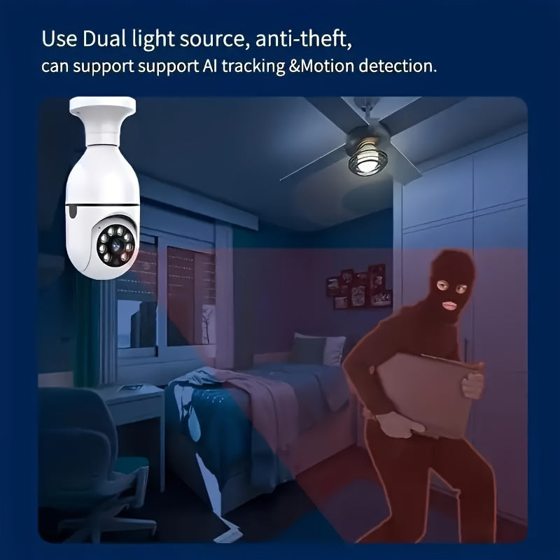 Stay connected with the 355 Degree Intercom 1080p Home Security Camera. This high-definition WIFI monitoring camera features remote high-definition night vision capabilities, making it suitable for both indoor and outdoor use (excluding rainwater and