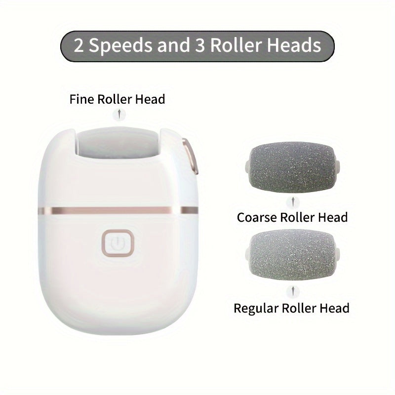 New Foot Scraper with three replacement grinding heads, dual speeds, and built-in mold release.