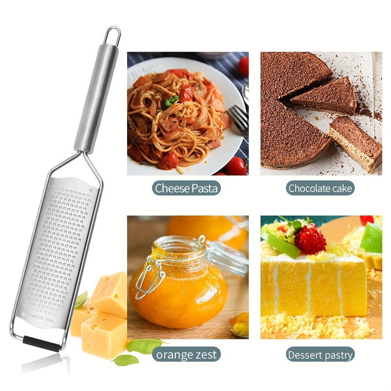 Lemon Zester, Cheese Grater, Stainless Steel Garlic Grater, Ginger Shredder, Creative Cheese Grater, Vegetable Grater - Kitchen Gadgets and Tools