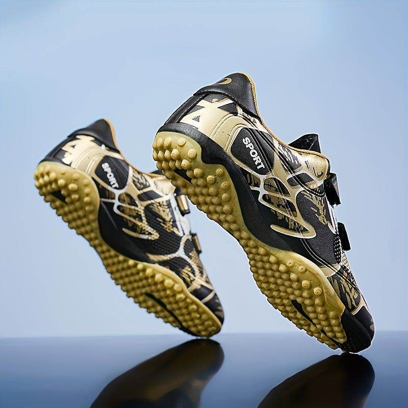 Stylish and durable soccer shoes with anti-slip technology for boys are perfect for training and competition year-round.