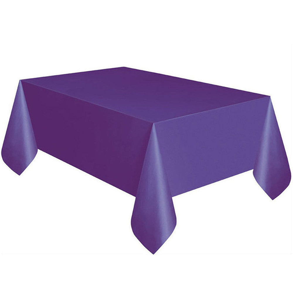 Plastic rectangular tablecloth covers