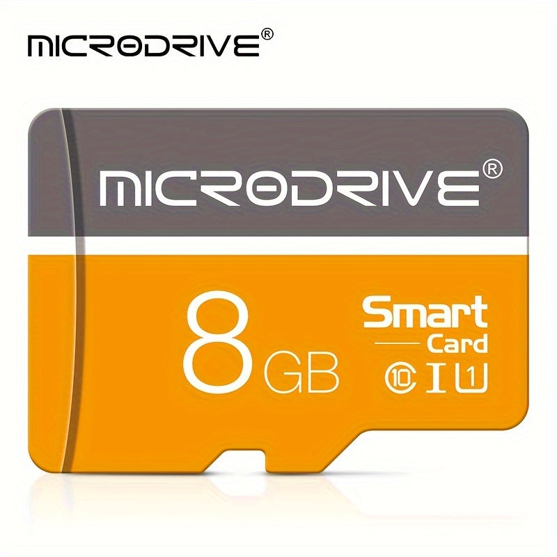 High speed Orange-gray Micro mini TF SD Card available in various sizes (4GB, 8GB, 16GB, 32GB, 64GB, 128GB, 256GB) with Class 10 TF U3 compatibility and SD adapter included.