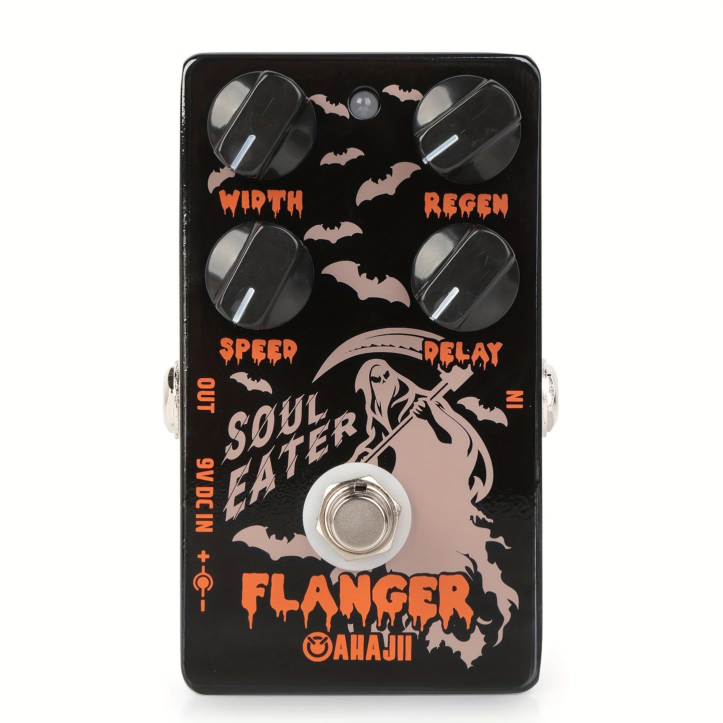 AHAJII AH66 Flanger Guitar Effects Pedal with True Bypass Design