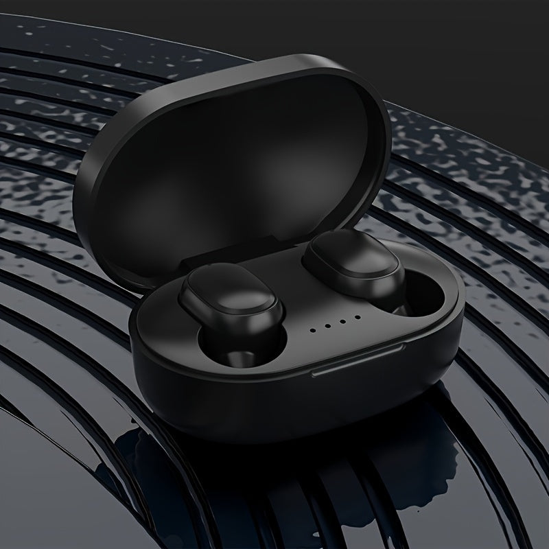 Wireless earphones with LED display, touch control, and in-ear design for IOS/Android.