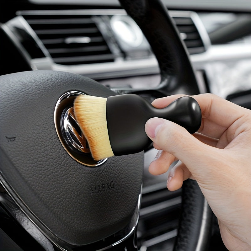 Portable and Easy-to-Use Handheld Cleaning Brushes for Cars, Small Brush Included, Ideal for Home and Automotive Use