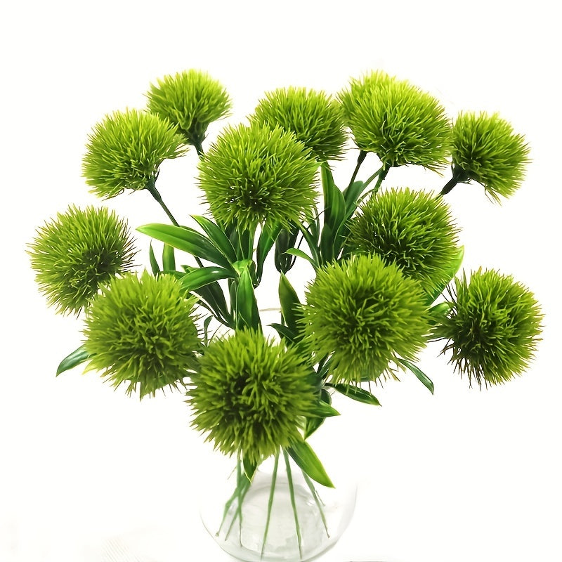 5-10pcs Dandelion artificial flowers for home or wedding decor.