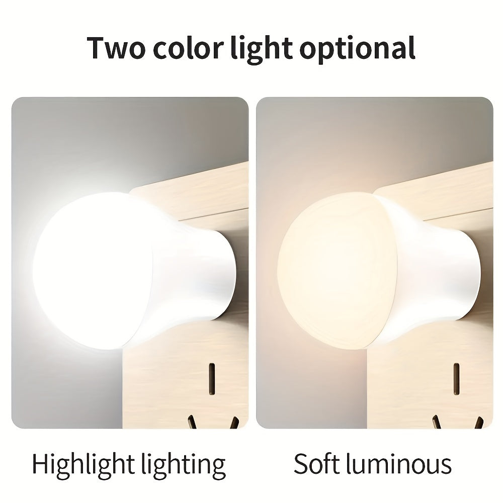 SmartMini USB night light provides warm white eye light and reading light. It is portable and can be used in the bedroom, kitchen, and living room.