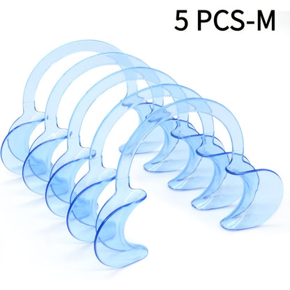 5-Pack Blue C-Type Mouth Openers for Dental Models and Teaching Materials