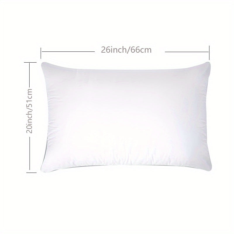 1 Pillow Insert with Goose Feathers and Down, 100% Cotton