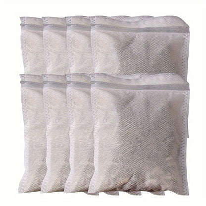 8 Herbal foot soak bags containing 12 traditional Chinese herbs for deep cleansing and relaxation of tired, cold feet.