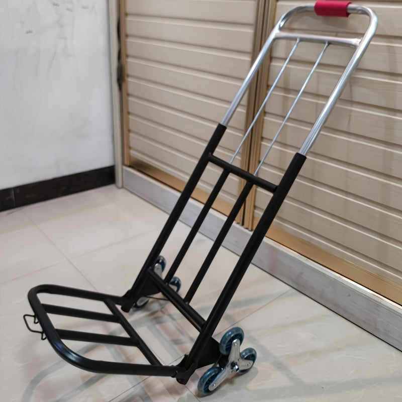 1pc Heavy-Duty Foldable Cargo Lifter - Labor-Saving Stair Climber for Easy Moving of Appliances & Heavy Items. Ideal for Home, Camping, Outdoor Events & Festivals. Made of Durable Iron.