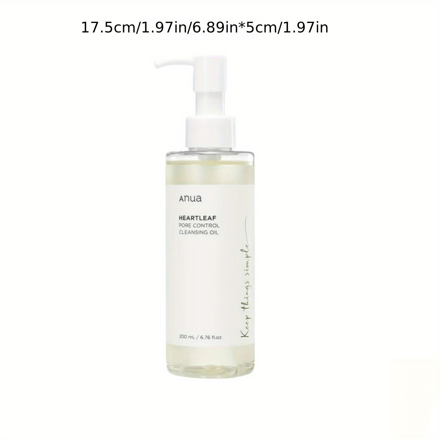 200ml Pore Control Cleansing Oil, Mild and Gentle Facial Cleanser, Moisturizing and Refreshing