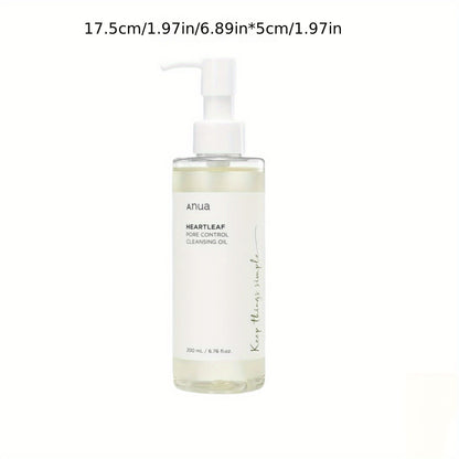 200ml Pore Control Cleansing Oil, Mild and Gentle Facial Cleanser, Moisturizing and Refreshing