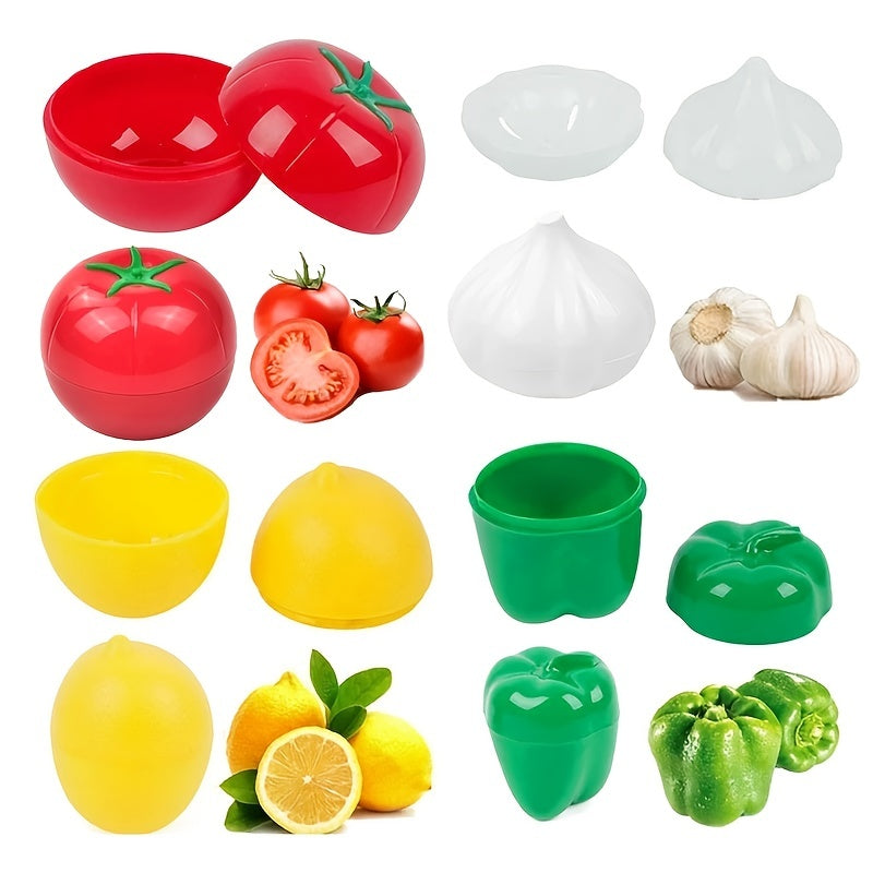 Refrigerator Organizer for Produce - Keep Onions, Garlic, Peppers, Tomatoes, Lemons Fresh and Flavorful with Vegetable Crisper Containers