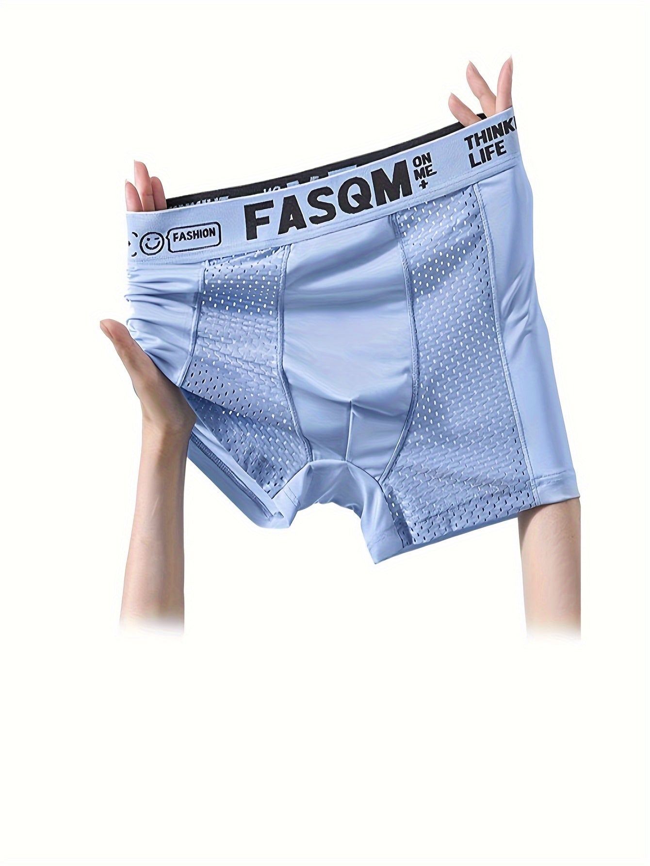 Summer mesh men's underpants in 1/3/5pcs with breathable design for a comfortable fit.