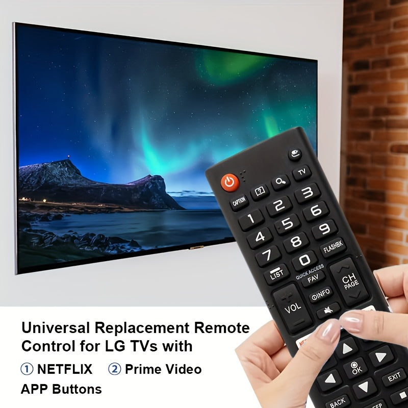 Compatible with all LG Smart TVs, this universal remote works with all LG TV models.