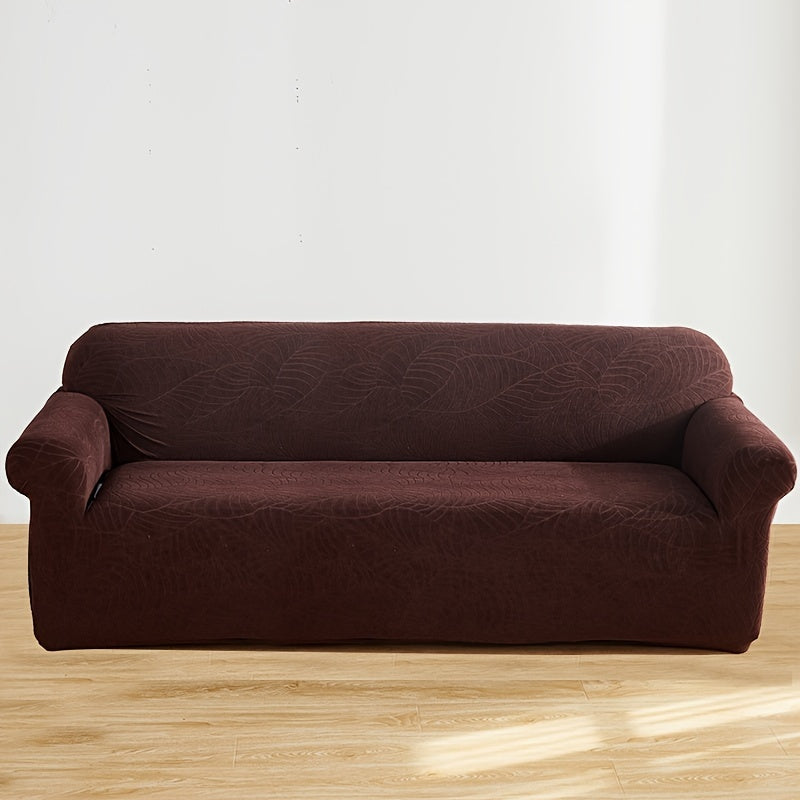 Stretch Sofa Cover with Embossed Design, Fits All Furniture in Nordic Minimalist Style.