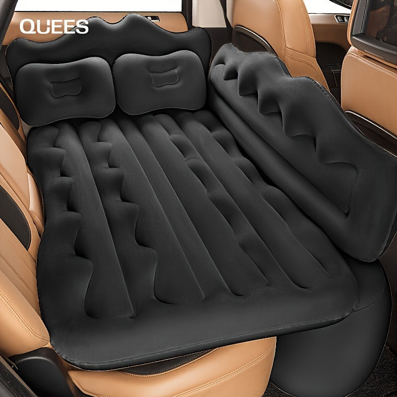 Thick inflatable cushion that is convenient and portable for car travel.