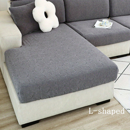 Thick Jacquard sofa cushion cover with elastic-band, perfect furniture protection for bedroom, office, or living room.