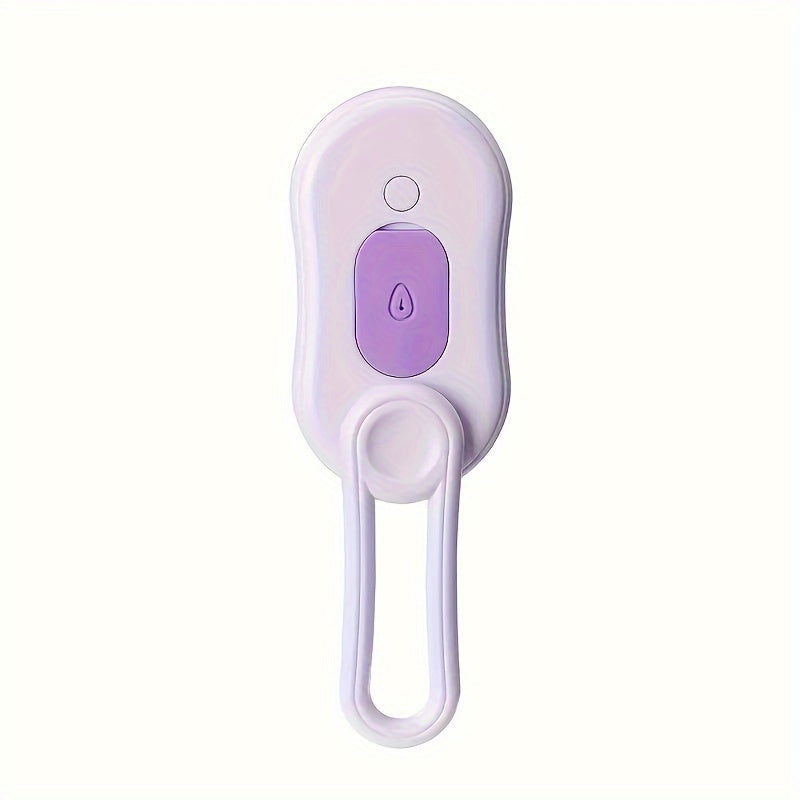 3-in-1 USB rechargeable steam pet brush for grooming with silicone bristles, suitable for long and short hair.