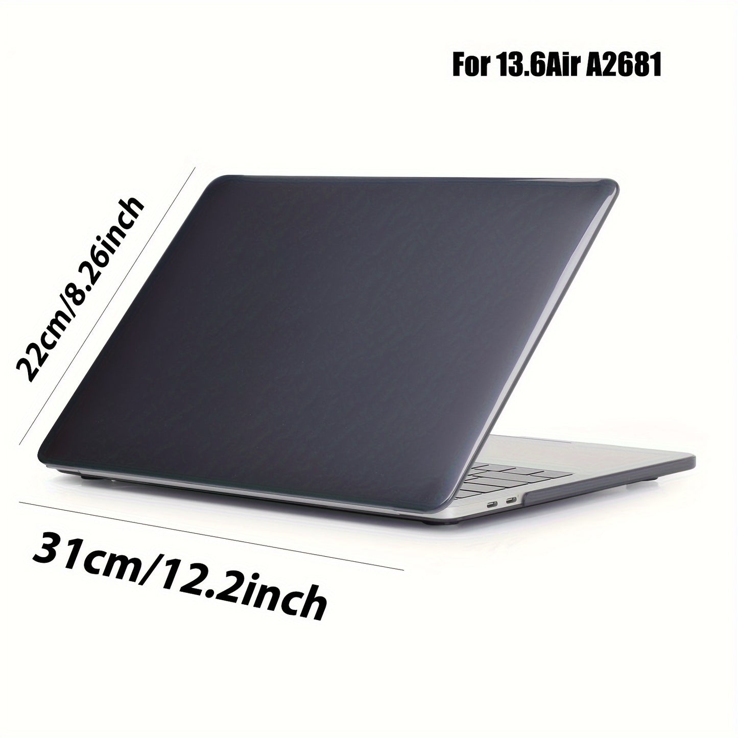 Protective case for MacBook Air/Pro, with non-slip pad and waterproof/dust-proof features. Fits models A2485, A2780, A2681, A2337, A2338.