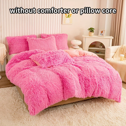 Set of 3 Bedding Pieces, Pink Polyester Material, Suitable for All Seasons, Bedroom Decor Accessories