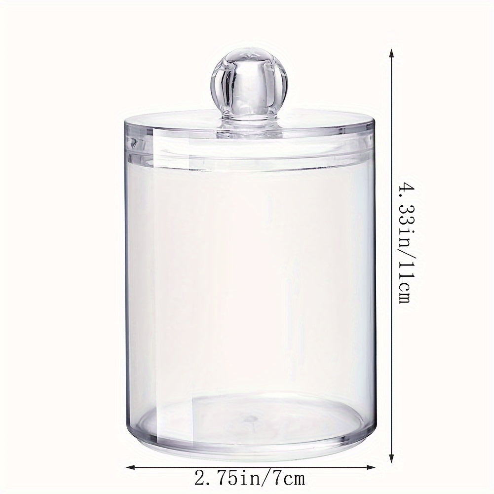 Transparent acrylic pen holder for pens and other small items, perfect for storage in various areas such as desktops, bathrooms, or dorm rooms.