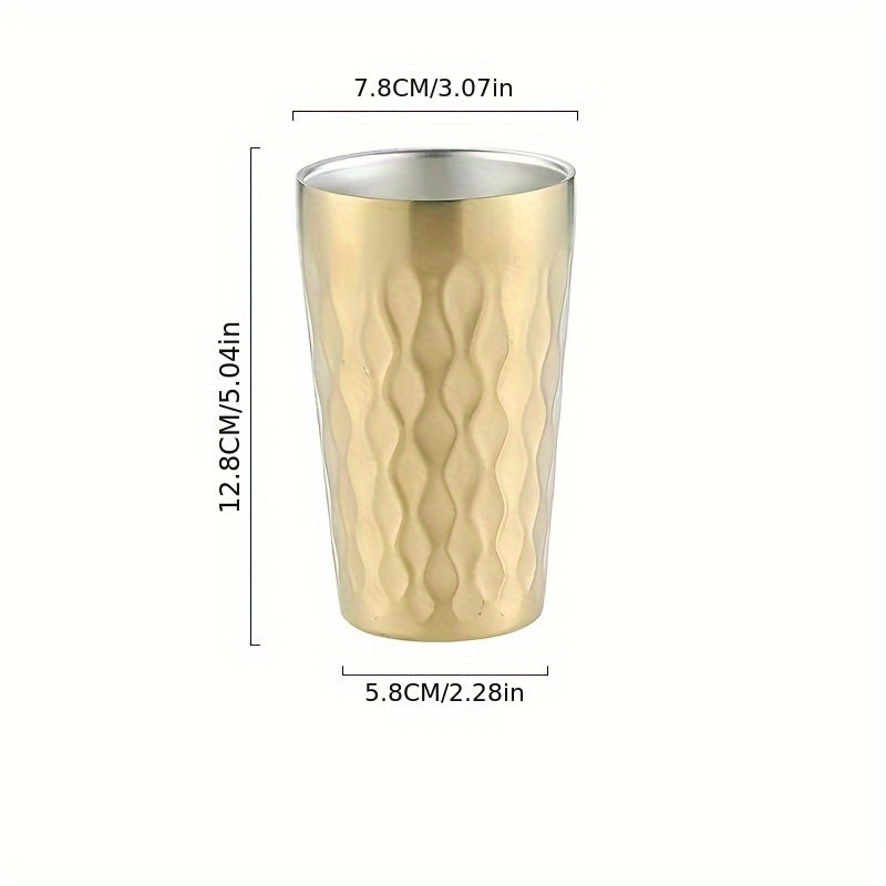 Premium stainless steel cups for both men and women.