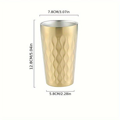 Premium stainless steel cups for both men and women.