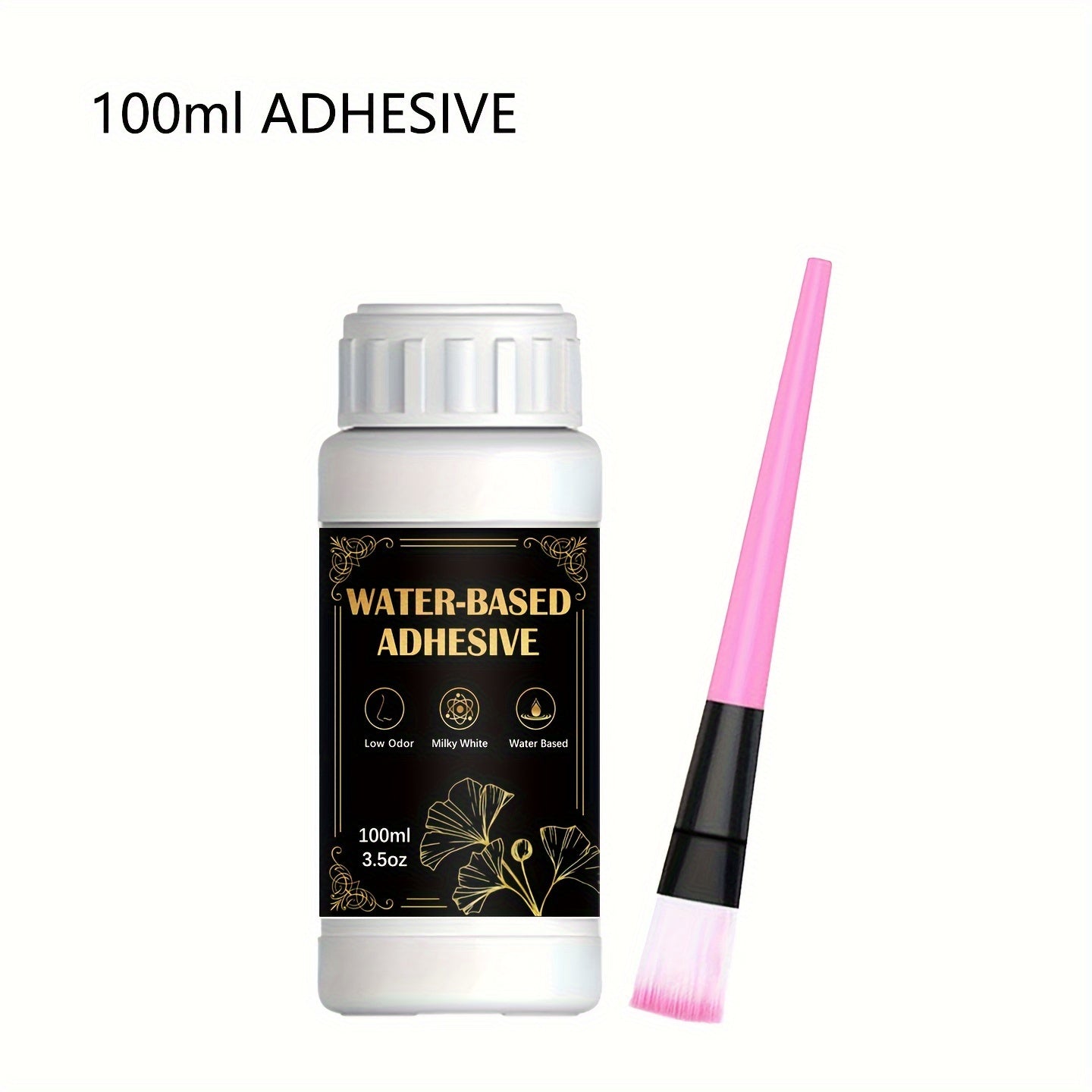 Golden Leaf Kit, water-based adhesive and varnish suitable for DIY crafts, painting, and artwork.