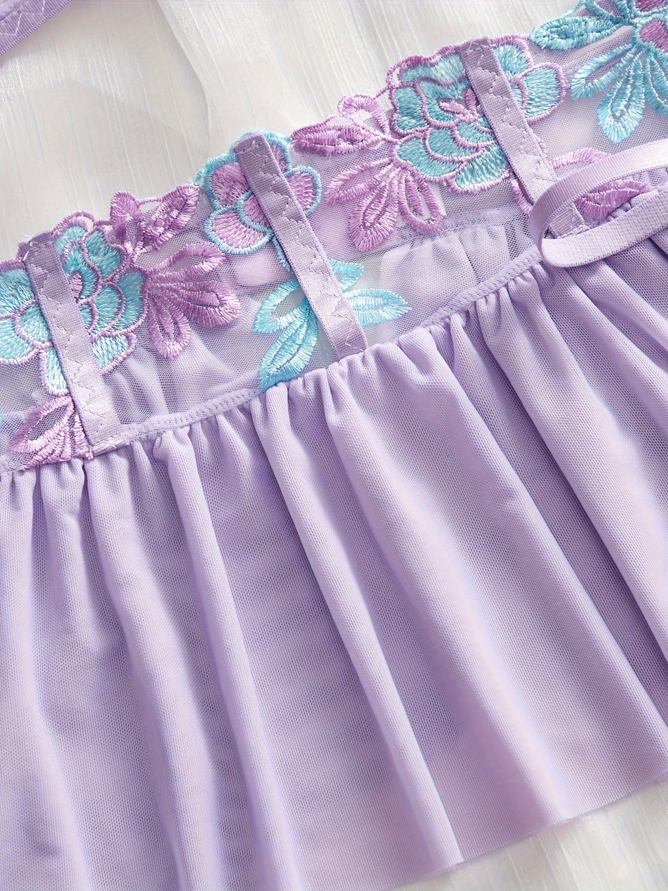 Gauze puff skirt undergarment cover