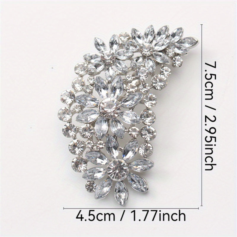 Zarif Rhinestone Qush Tuxumi - Ayollar Moda Aksessuarlar uchun Ajoyib Bo'sh Dizayn Pin