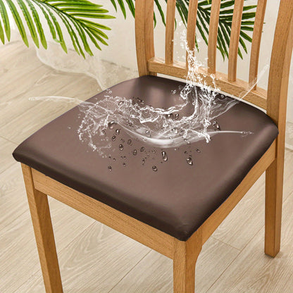 PU leather chair slipcover protects against cat scratches, suitable for chairs in hotels, offices, banquets, and homes.