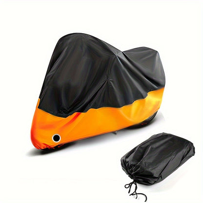 190T Polyester Taffeta Motorcycle Cover with Sun Protection, Sand Resistance, and Dust Shielding, Suitable for Motorcycles and Bicycles.