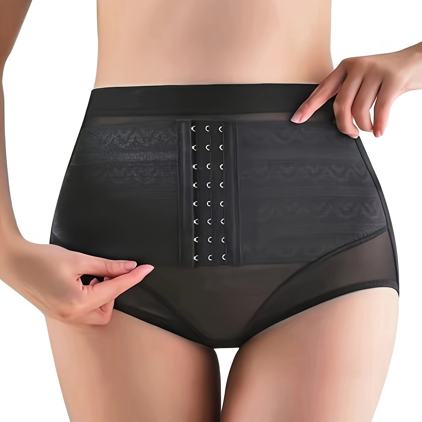 Women's Postpartum Shapewear Pants with Tummy Control and Butt Lifting.