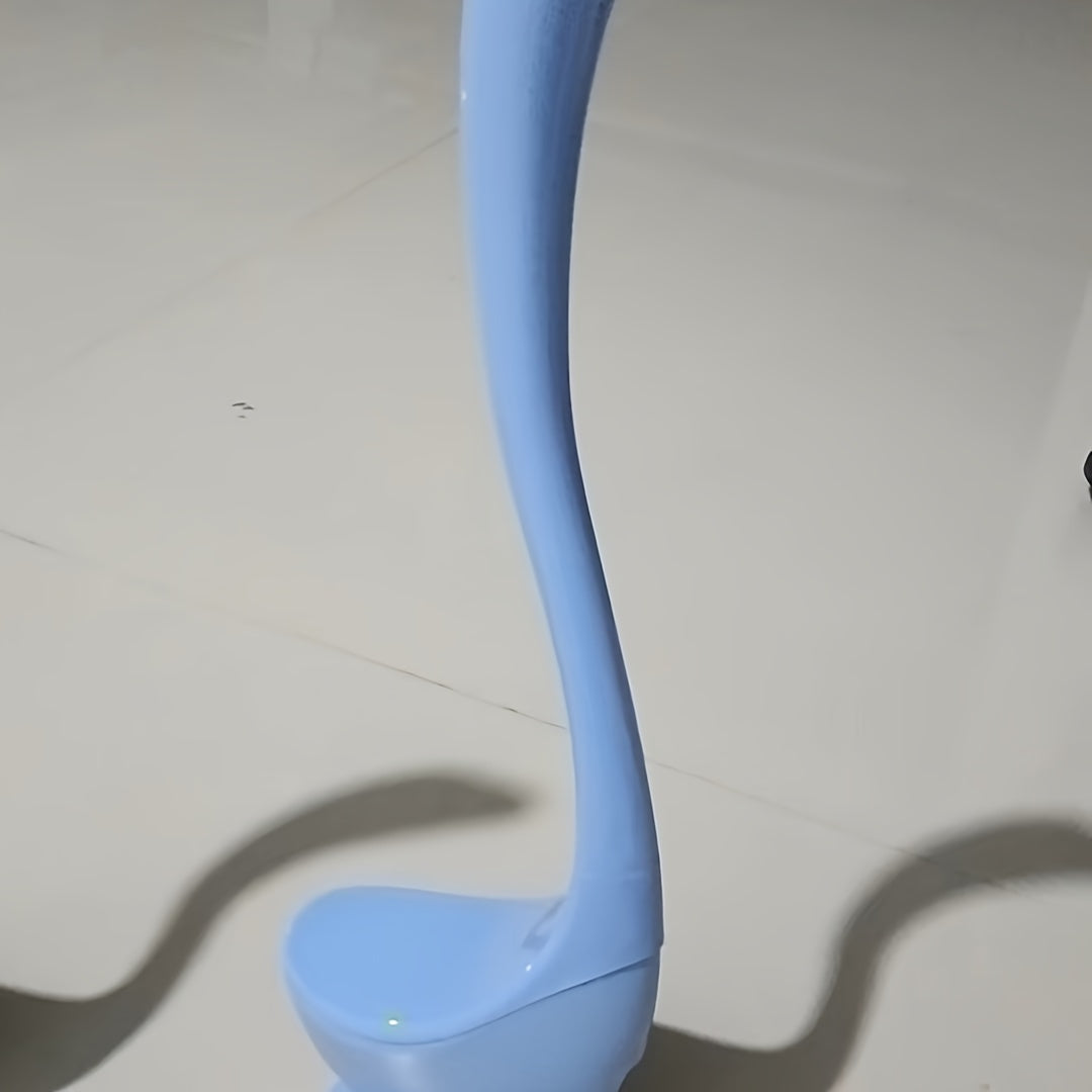 New Swan-Shaped Toilet Brush with Non-Scratch Plastic, Long Handle for Multi-Functional Use, Requires No Electricity, Perfect for Cleaning Bathroom Corners.