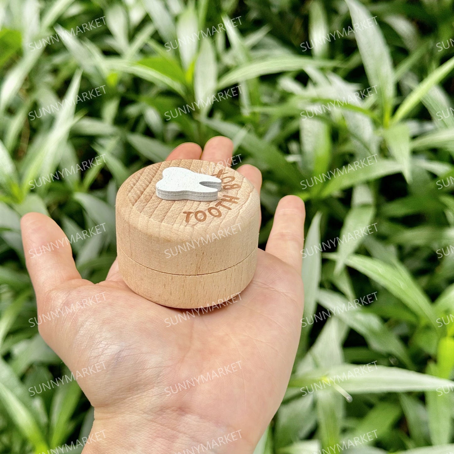 Wooden Tooth and Hair Keepsake Box for Babies, Baby Tooth and Hair Storage, Baby's First Lock of Hair, Unique Baby Shower Gift, Special Birth Memory Box