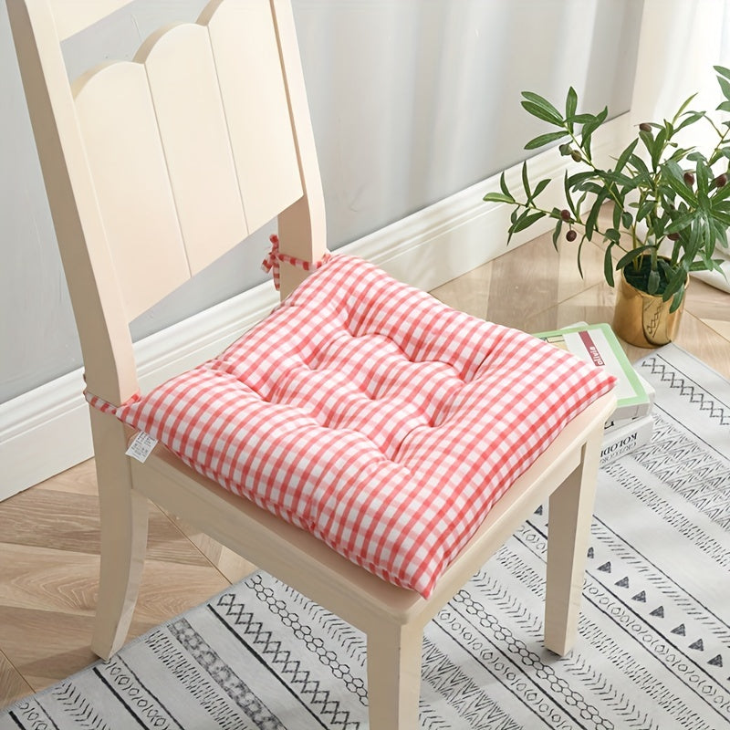 Plush Chair and Stool Cushion - Easy to Clean by Hand, Filled with Polyester for Comfort in All Seasons, Comes with Felt Cover