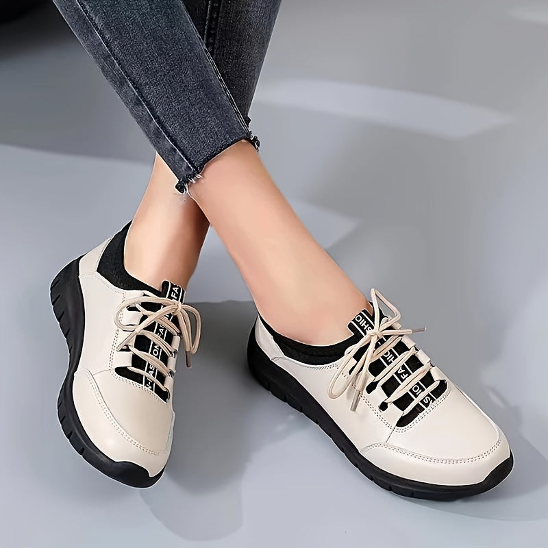 Women's Anti-Slip Work Shoes with Soft Sole for Comfortable Walking, Casual Style.