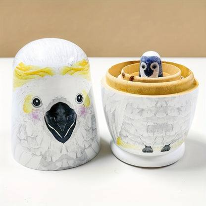 Handcrafted nesting dolls for kids, great for holidays like Christmas and Easter