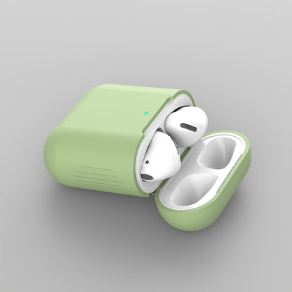 AirPods protective case for 1st and 2nd generation, compatible with wireless silicone earphones.