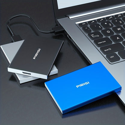 PIRISI High-speed USB3.0 Mobile Hard Drive with 500GB of data capacity, ideal as a gift for friends.