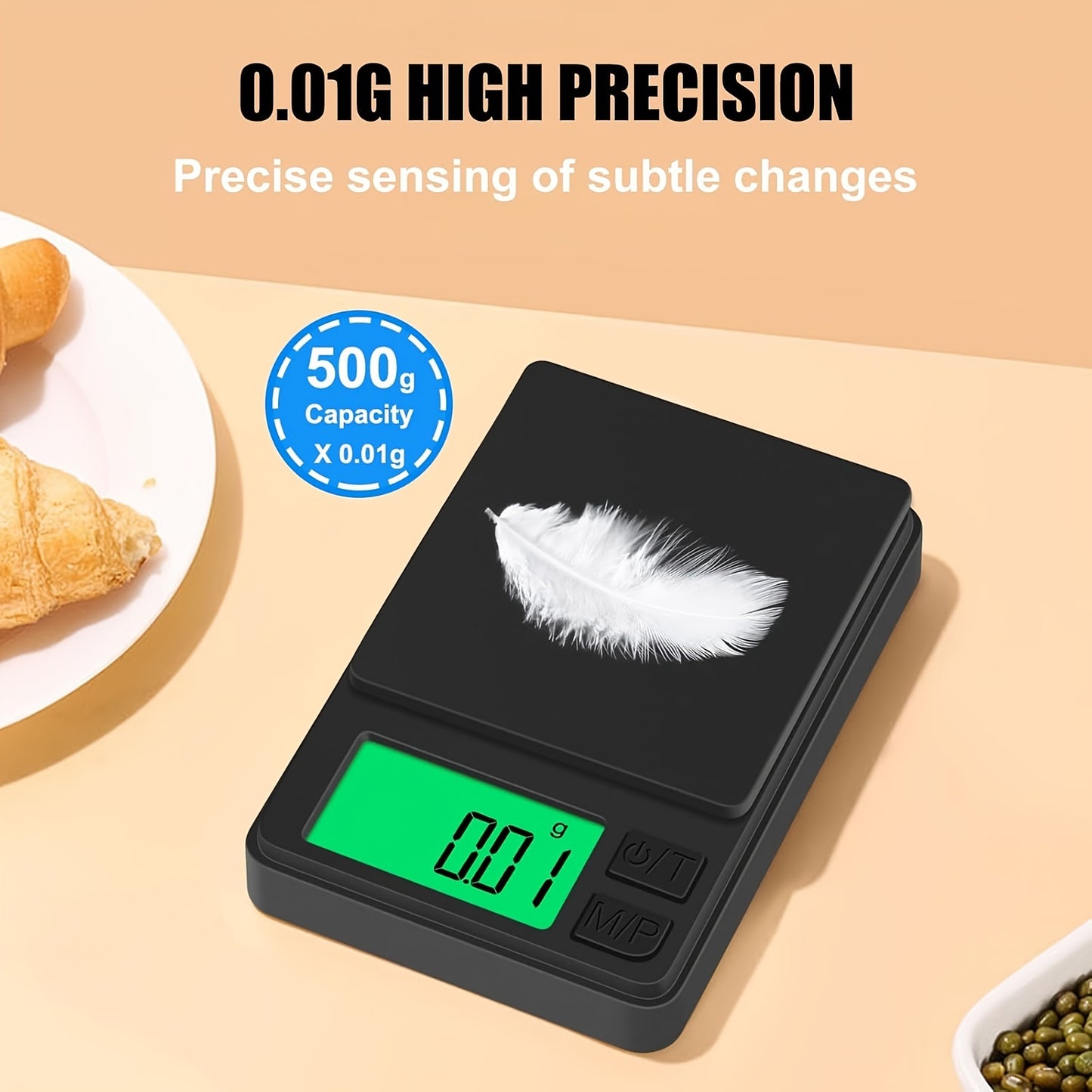 ANJIEYU's High Precision 0.01g Digital Mini Tea Scale for Home Use