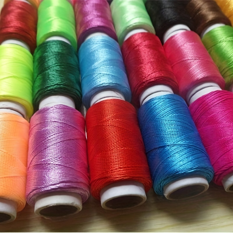 50pcs Viscose Embroidery Thread - Luminous Silk Rays, 3 Strands Handmade Silk Thread for Cross Stitch, Insoles, Tassels, Clothing