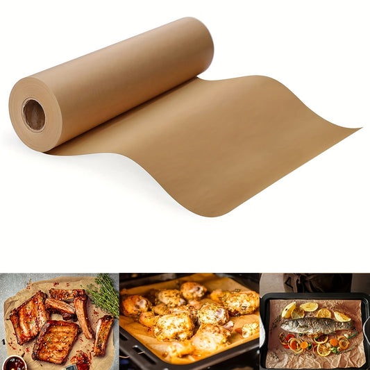 Durable Non-Stick Parchment Paper Roll - Ideal for Baking, Cooking, Grilling & Air Frying - Multipurpose Tool for Both Special Occasions and Daily Cooking