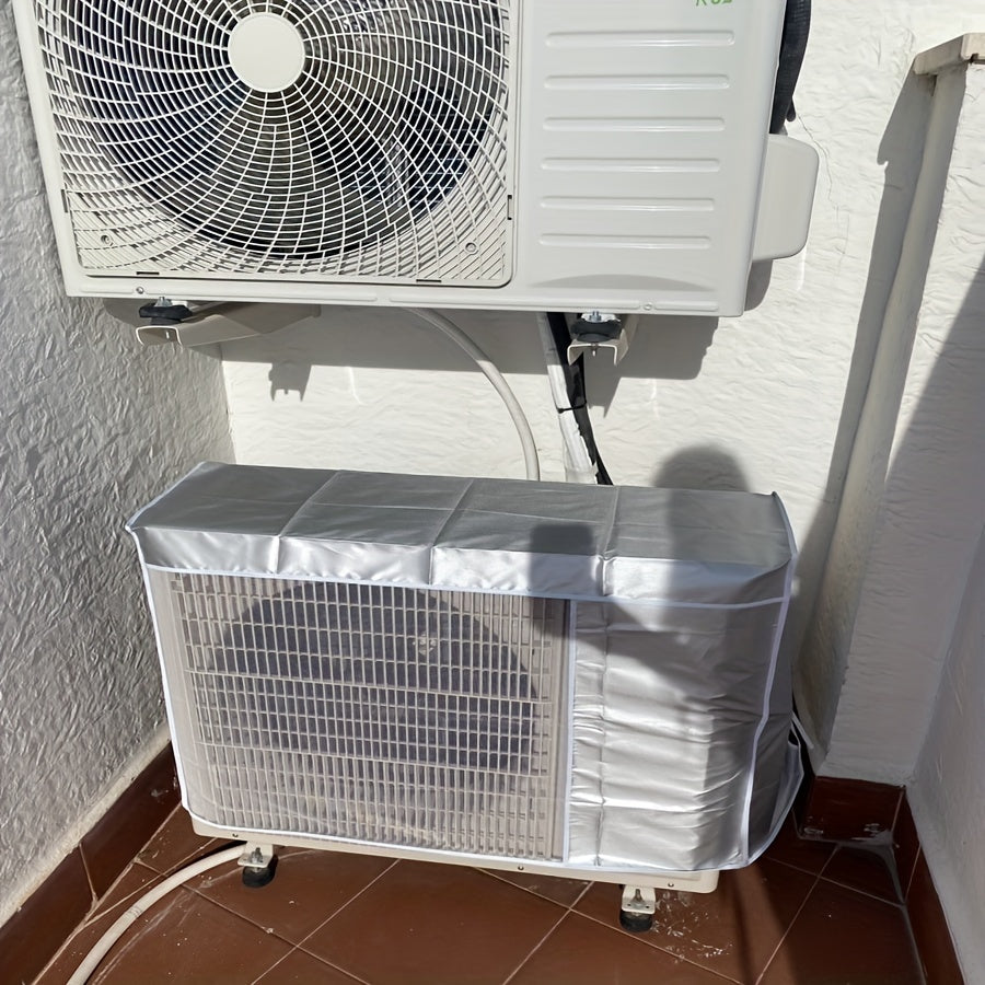 Protect your air conditioner all year with our durable Oxford cloth cover. This waterproof and UV-resistant mesh is designed for outdoor units and is easy to put on and take off. No power required for installation.