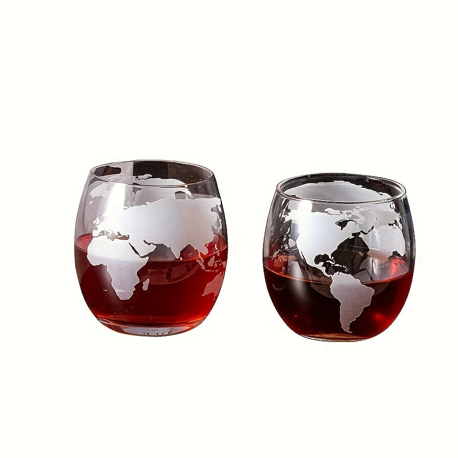 Globe wine glass bottle set includes 1, 2, or 3 elegant and high-value transparent bottles with matching wine glasses. Perfect for parties and holidays like Christmas, Halloween, and Autumn Harvest. Ideal as gifts for Christmas.