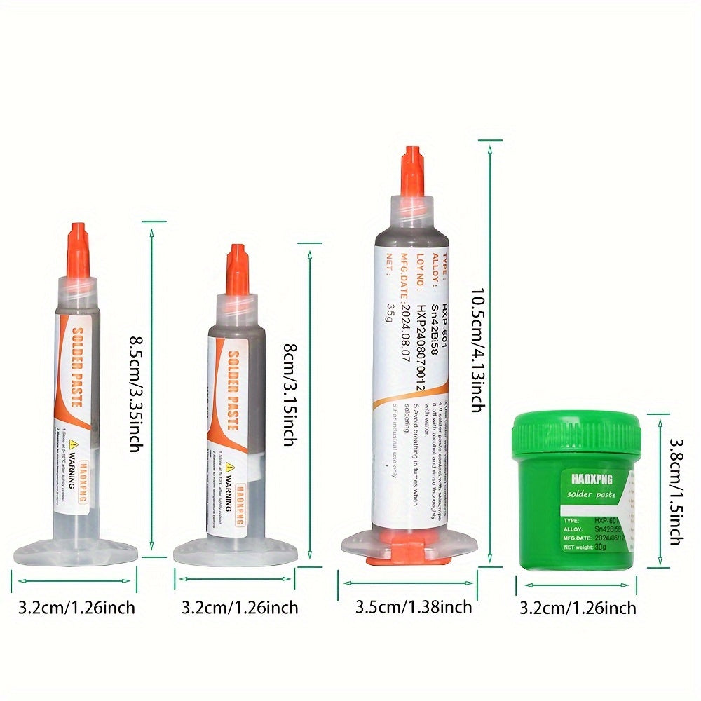 HAOXPNG Solder Paste for SMD Repair, LED, Home Renovation, and Electronics Repair