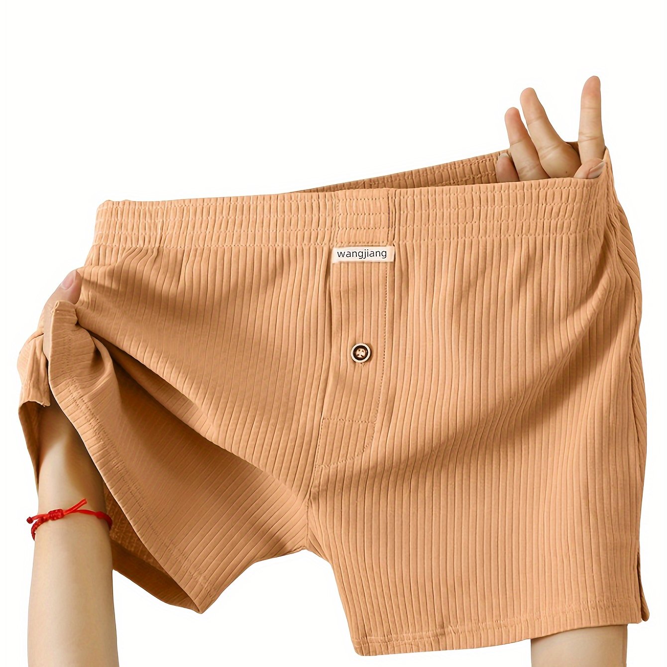 Cotton Button Fly Boxer Shorts for Men - Comfortable and Breathable, Ideal for Home or Sleepwear