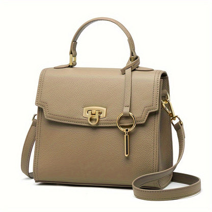 Luxury genuine leather handbag for women